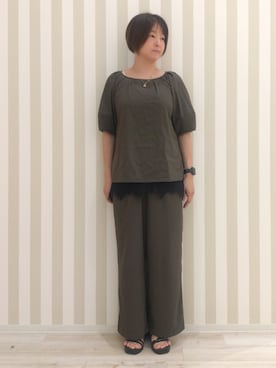 AKさん(レディース・162cm)の夏コーディネート