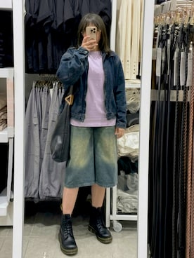 「CIASENSE（シアセンス）のアイテム（バッグ）」を使った、マリヤムラシドさん（レディース・155cm）の春コーディネート