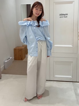 「mystic（ミスティック）のアイテム（シューズ）」を使った、はまちゃんさん（レディース・155cm）の春コーディネート