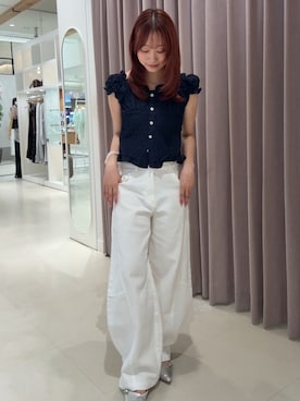「mystic（ミスティック）のアイテム（その他シューズ）」を使った、はまちゃんさん（レディース・155cm）の夏コーディネート