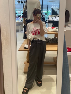 「mystic（ミスティック）のアイテム（ヘアアクセサリー）」を使った、はまちゃんさん（レディース・155cm）の春コーディネート