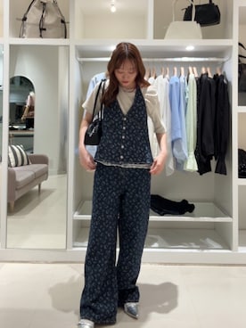 「アイテム（セットアップ）」を使った、はまちゃんさん（レディース・155cm）の春コーディネート