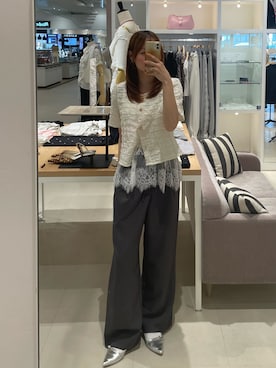 「mystic（ミスティック）のアイテム（その他シューズ）」を使った、はまちゃんさん（レディース・155cm）の夏コーディネート