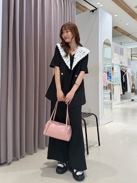 「mystic（ミスティック）のアイテム（ジャケット/アウター）」を使った、はまちゃんさん（レディース・155cm）の春コーディネート