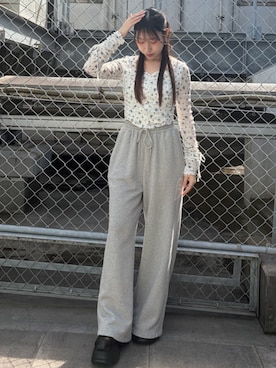 居倉里奈さん(レディース・155cm)の春コーディネート