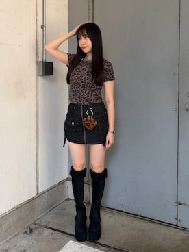 居倉里奈さん(レディース・155cm)の夏コーディネート
