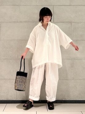 「JOURNAL STANDARD LUXE（ジャーナルスタンダード　ラックス）のアイテム」を使った、A.Tさん（レディース・147cm）の夏コーディネート