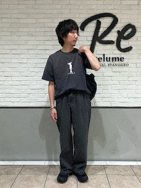「On（オン）のアイテム」を使った、T.shibataさん（メンズ・167cm）の夏コーディネート