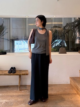 tsuneさん（レディース・162cm）の夏コーディネート