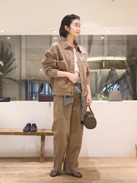「plage（プラージュ）のアイテム」を使った、tsuneさん（レディース・162cm）の夏コーディネート