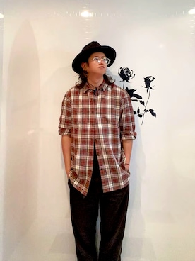 「H&M（エイチ・アンド・エム）のアイテム（帽子）」を使った、Kyosuke  Yabeさん（メンズ・165cm）の冬コーディネート