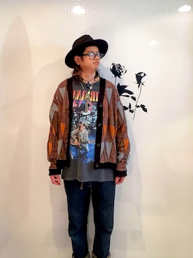 「H&M（エイチ・アンド・エム）のアイテム（帽子）」を使った、Kyosuke  Yabeさん（メンズ・165cm）の冬コーディネート