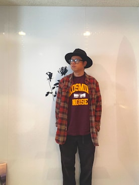 「UNDERCOVER（アンダーカバー）のアイテム」を使った、やべっちさん（メンズ・165cm）の冬コーディネート