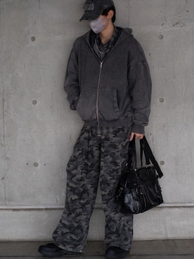 「RAGEBLUE（レイジブルー）のアイテム」を使った、 光貴さん（メンズ・180cm）の冬コーディネート