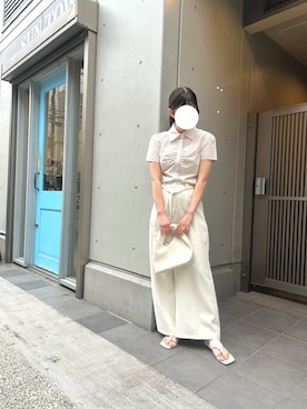 「ABYS（アビス）のアイテム」を使った、tomoさん（レディース・161cm）の春コーディネート
