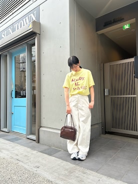 「ABYS（アビス）のアイテム」を使った、tomoさん（レディース・160cm）の夏コーディネート