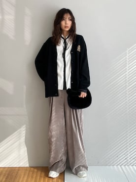 本村 実沙子さん(レディース・166cm)の冬コーディネート