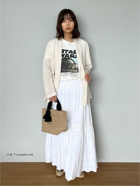 「DRESSTERIOR（ドレステリア）のアイテム」を使った、本村　実沙子さん（レディース・166cm）の春コーディネート