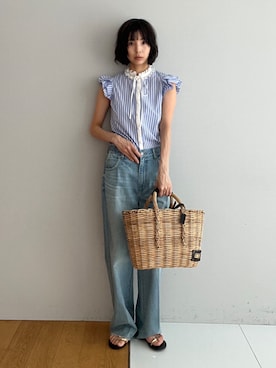 本村 実沙子さん(レディース・166cm)の春コーディネート