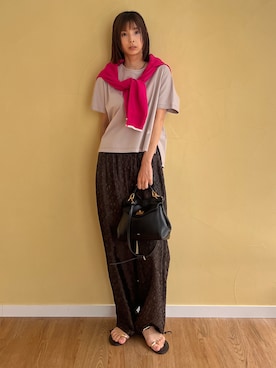 本村 実沙子さん(レディース・166cm)の夏コーディネート