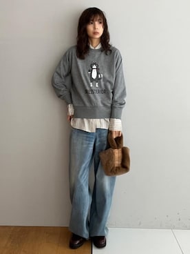 本村 実沙子さん(レディース・166cm)の秋コーディネート