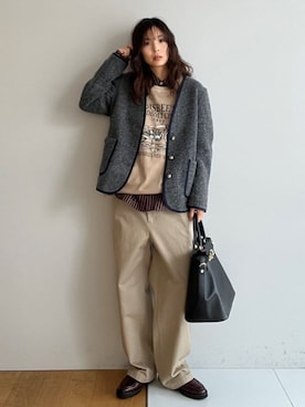 本村 実沙子さん(レディース・166cm)の冬コーディネート