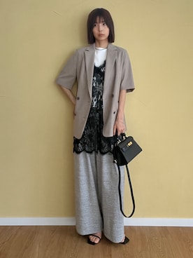 本村 実沙子さん(レディース・166cm)の春コーディネート