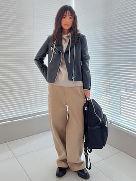 本村 実沙子さん(レディース・166cm)の冬コーディネート