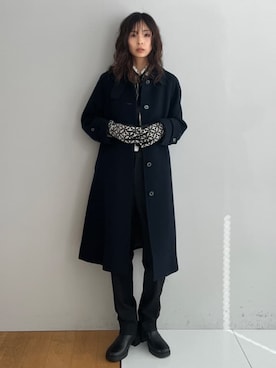 「MILOS（ミロス）のアイテム」を使った、本村　実沙子さん（レディース・166cm）の冬コーディネート
