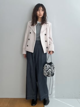 本村 実沙子さん(レディース・166cm)の冬コーディネート
