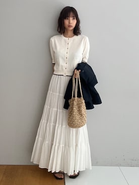 「DRESSTERIOR（ドレステリア）のアイテム」を使った、本村　実沙子さん（レディース・166cm）の春コーディネート