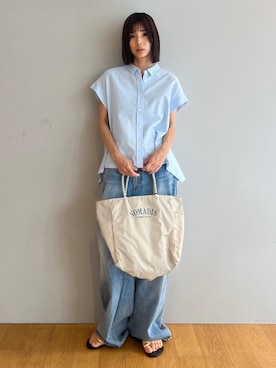 本村　実沙子さん（レディース・166cm）の夏コーディネート