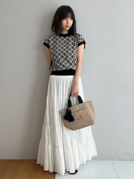 「DRESSTERIOR（ドレステリア）のアイテム」を使った、本村　実沙子さん（レディース・166cm）の春コーディネート