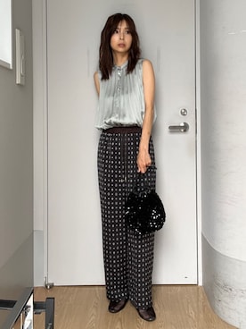本村 実沙子さん(レディース・166cm)の夏コーディネート