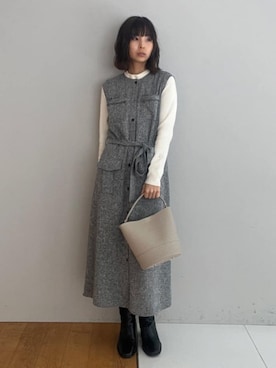 本村 実沙子さん(レディース・166cm)の春コーディネート