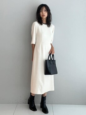 本村　実沙子さん（レディース・166cm）の秋コーディネート