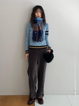 本村 実沙子さん(レディース・166cm)の冬コーディネート