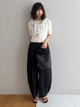 「DRESSTERIOR（ドレステリア）のアイテム」を使った、本村　実沙子さん（レディース・166cm）の春コーディネート