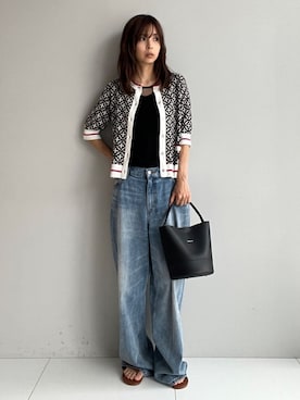 本村 実沙子さん(レディース・166cm)の夏コーディネート