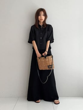 本村　実沙子さん（レディース・166cm）の夏コーディネート