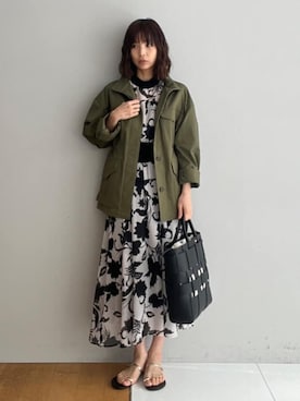 「NICOLAS LAINAS（ニコラスライナス）のアイテム」を使った、本村　実沙子さん（レディース・166cm）の春コーディネート