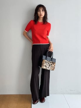 本村 実沙子さん(レディース・166cm)の秋コーディネート