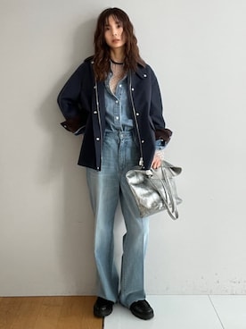 「COUP DE CHANCE（クードシャンス）のアイテム」を使った、本村　実沙子さん（レディース・166cm）の冬コーディネート