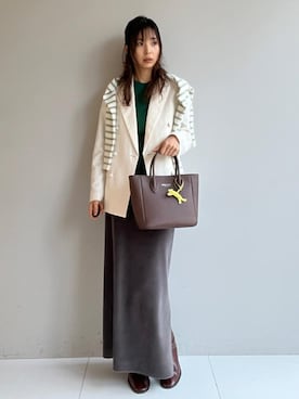 本村 実沙子さん(レディース・166cm)の冬コーディネート