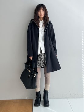 「NOMADIS（ノマディス）のアイテム」を使った、本村　実沙子さん（レディース・166cm）の冬コーディネート