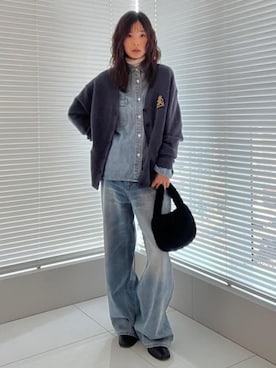 本村 実沙子さん(レディース・166cm)の冬コーディネート