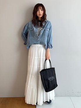 「NOMADIS（ノマディス）のアイテム」を使った、本村　実沙子さん（レディース・166cm）の冬コーディネート
