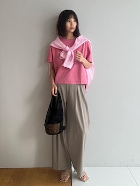 「DRESSTERIOR（ドレステリア）のアイテム」を使った、本村　実沙子さん（レディース・166cm）の春コーディネート