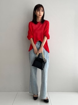 「Kassiopea（カシオペア）のアイテム」を使った、本村　実沙子さん（レディース・166cm）の夏コーディネート