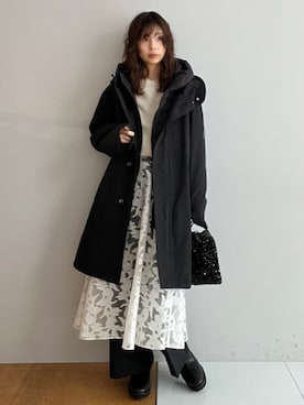 本村　実沙子さん（レディース・166cm）の秋コーディネート